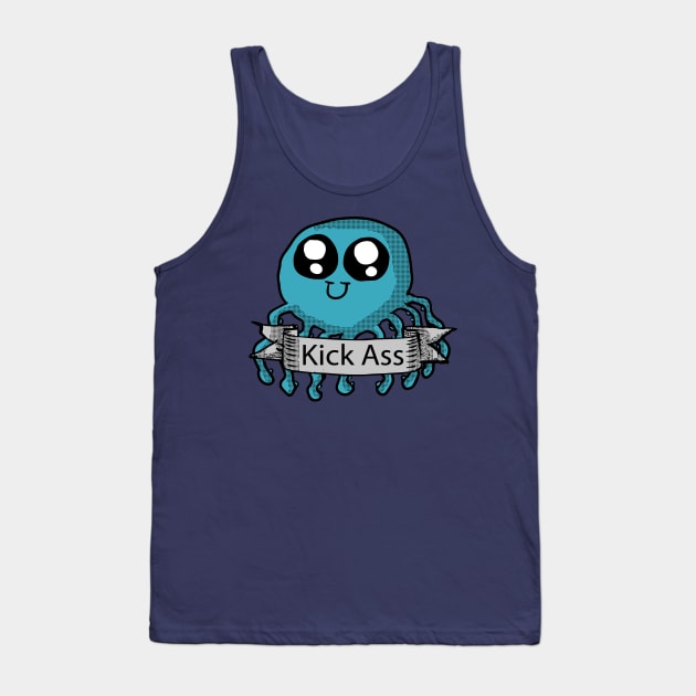 Kick Ass Octopus (blue) Tank Top by Eric03091978